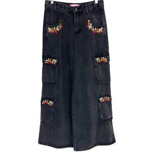 Dolls Kill x Strawberry Shortcake ‘Patched With Love’ Baggy Cargo Pants Size S